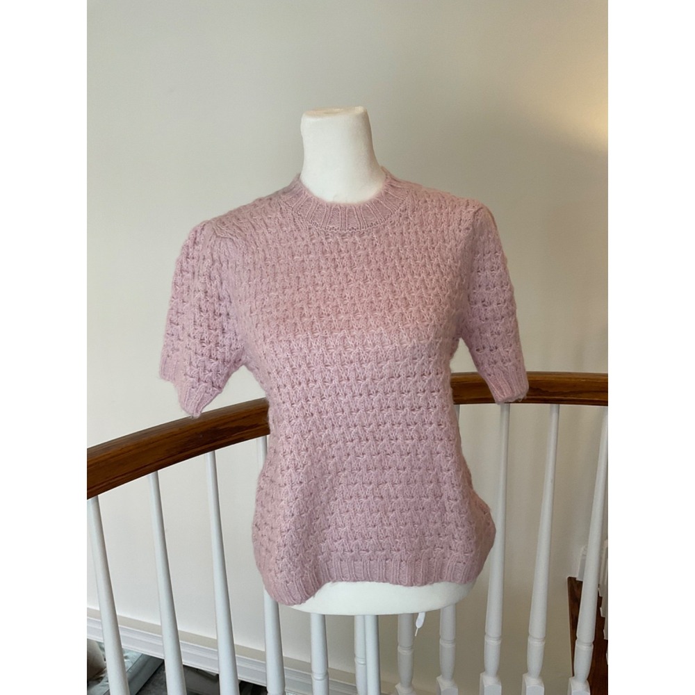 Magaschoni Contemporary S/S Sweater Orchid Pink Size XSmall Easter Pastel Soft